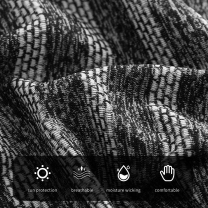 ROCKBROS Cooling Neck Gaiter with Ear Loops Bandana Face Scarf Mask for Men Women