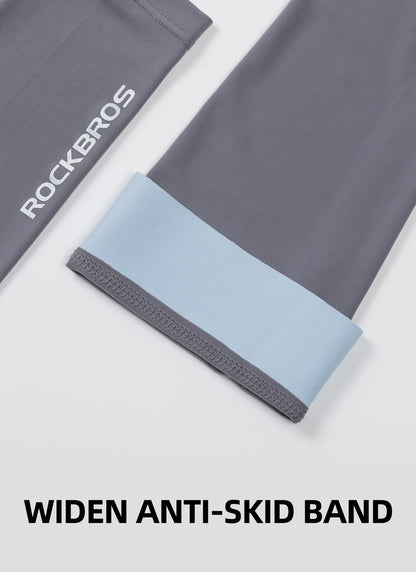 ROCKBROS Sun Protection Arm Sleeves Cooling for Running Golf Fishing Cycling