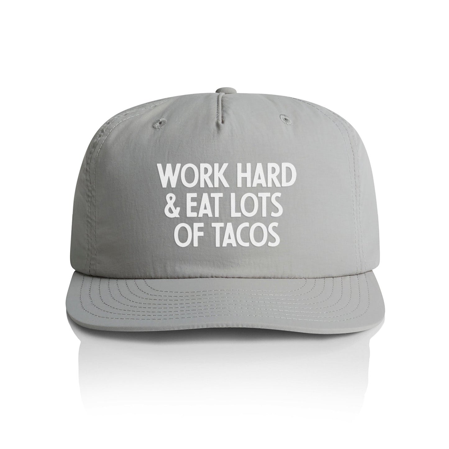 Work Hard & Eat Tacos Nylon Snapback