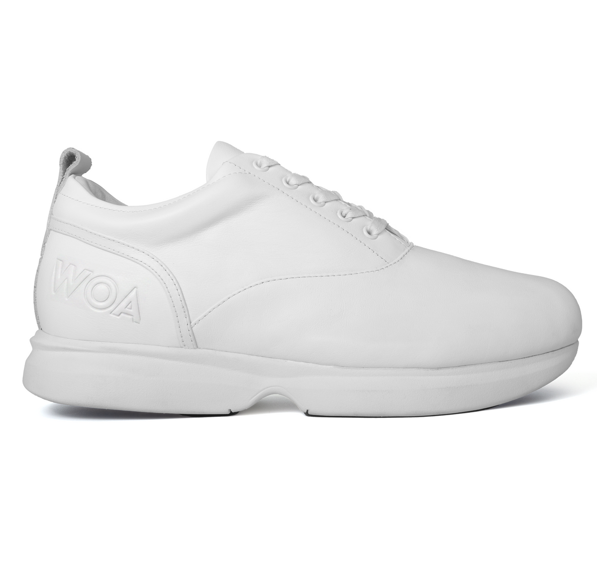 All White All-Day WOA Dress Sneaker
