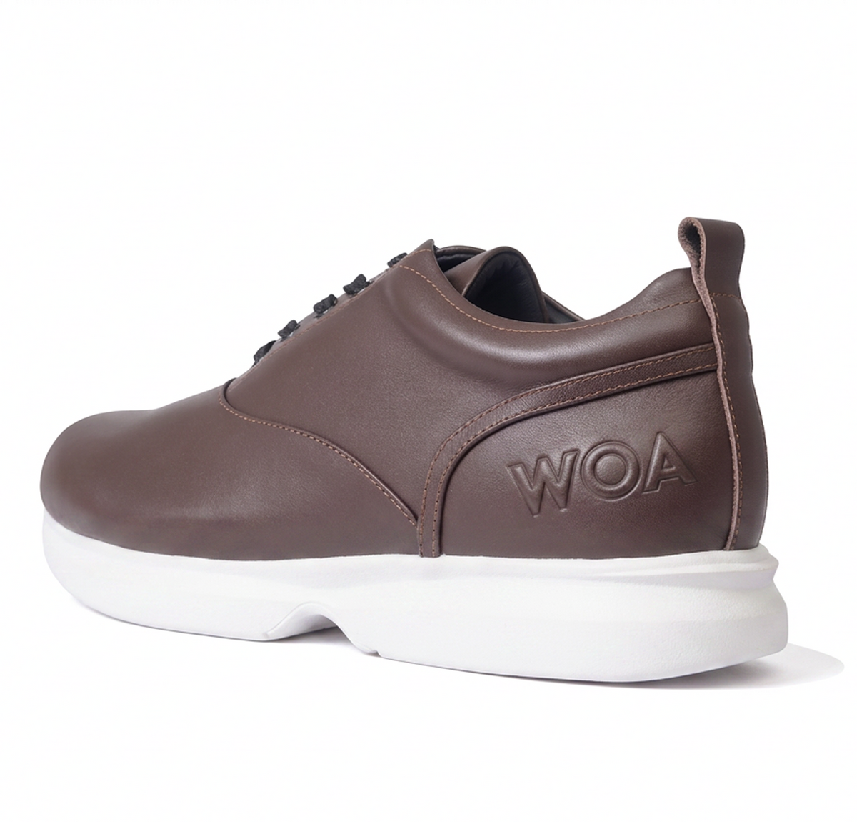 Brown & White All-Day WOA Dress Sneaker