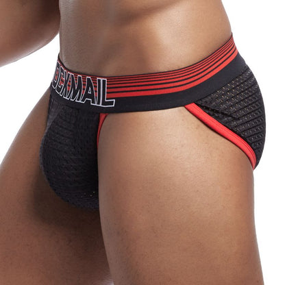 Red Men's JOCKMAIL JM354 - Rugby Brief