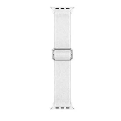 Watch Bands - Soft Nylon Elastic Braided Strap -Apple Compatible