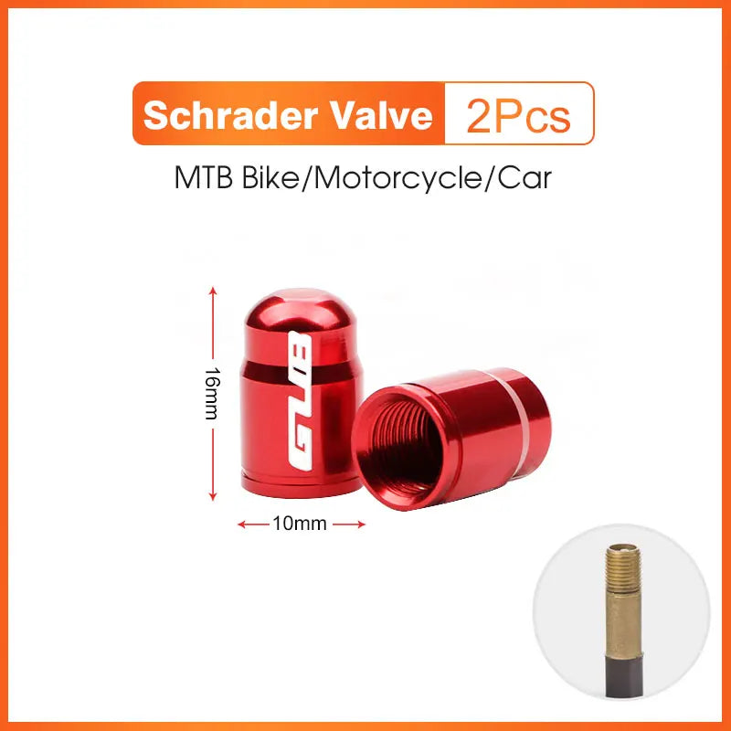Aluminum Valve Stem Caps (Bike/Motorcycle/Car)