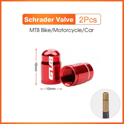 Aluminum Valve Stem Caps (Bike/Motorcycle/Car)