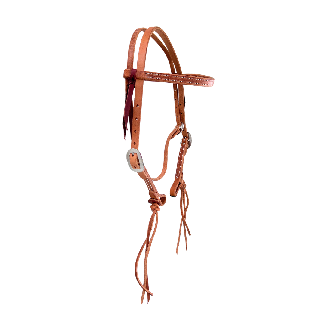 AJ Tack Rattlesnake Straight Browband Headstall