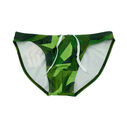 Red Disco Low Cut Swim Brief