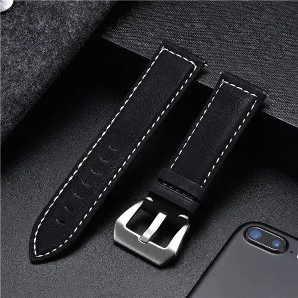 Samsung Galaxy Watch Leather Band - Classic Genuine Design - Triathlete Store