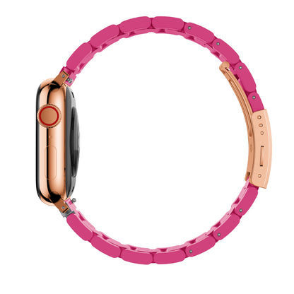 Resin Watchband Strap For Apple Watch Band Series 11/10/9/8/7/6/5/4/ SE / Ultra 1/2/3