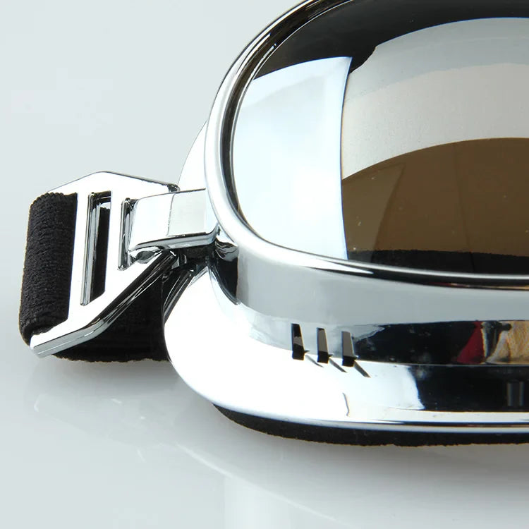 Motorcycle Goggles Vintage Windproof UV Protection for Harley