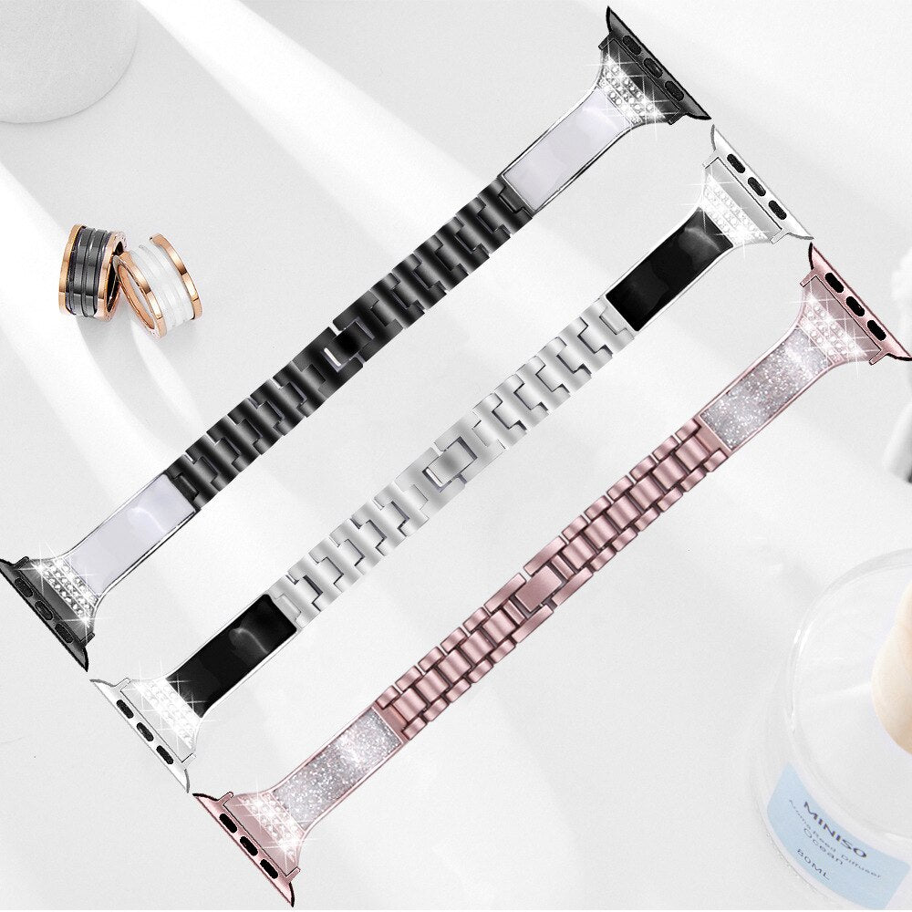 Apple Watch Diamond Band/Strap Series 11/10/9/8/7/6/5/4/ SE / Ultra 1/2/3