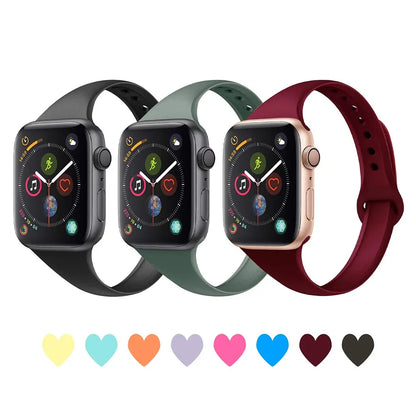 Apple Watch Silicone Band - Soft, Comfortable, Versatile
