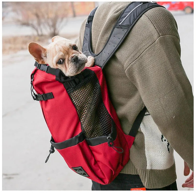 Hiking Pet Dog Carrier Travel Backpack Outdoor Ventilation Outdoor Sport Mesh