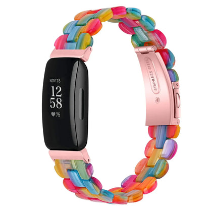 Fitbit Inspire 3, 2, 1, HR Resin Band - Durable, Lightweight