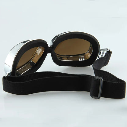 Motorcycle Goggles Vintage Windproof UV Protection for Harley