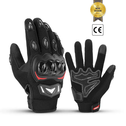 Gloves Summer Riding Hard Knuckle Touchscreen Gloves