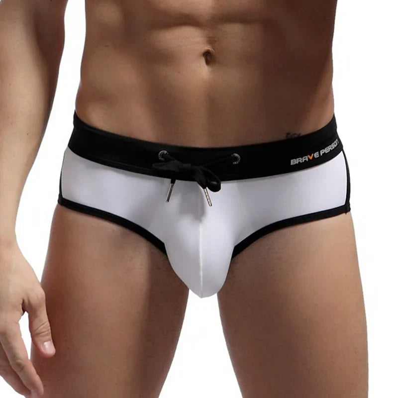Men's Swimwear Bikini Swim Briefs Sexy Low Waist Swimming Bathing Suit Swim Wear Trunks Shorts Beach Swim Surf Sport Shorts