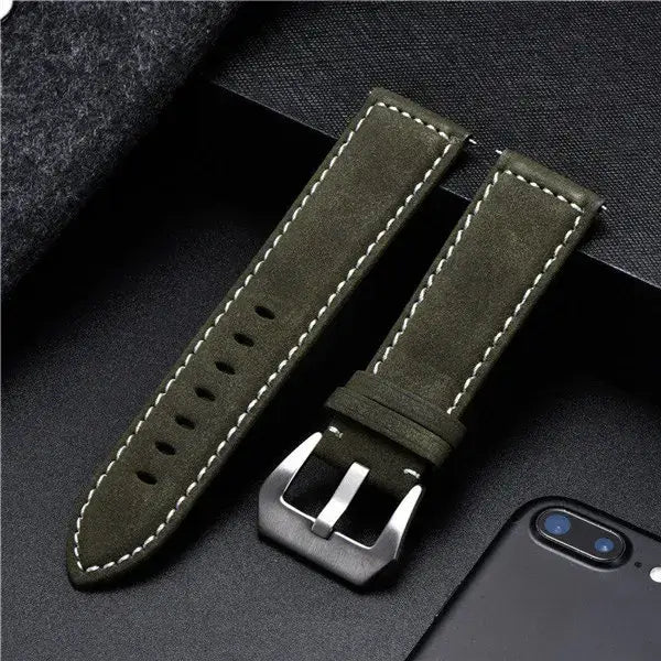 Samsung Galaxy Watch Leather Band - Classic Genuine Design - Triathlete Store