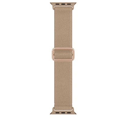 Watch Bands - Soft Nylon Elastic Braided Strap -Apple Compatible