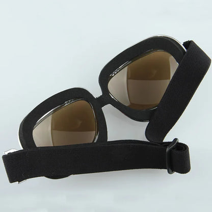 Motorcycle Goggles Vintage Windproof UV Protection for Harley