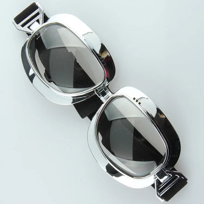 Motorcycle Goggles Vintage Windproof UV Protection for Harley
