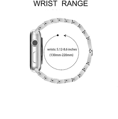 Apple Watch Bedazzled Stainless Steel Strap - Elegant Design