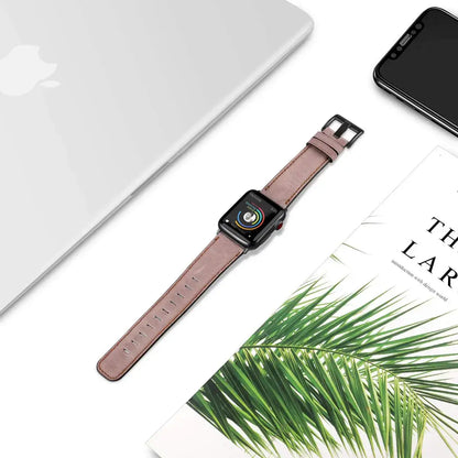 Apple Watch Leather Strap - Premium Durable Fashion Band