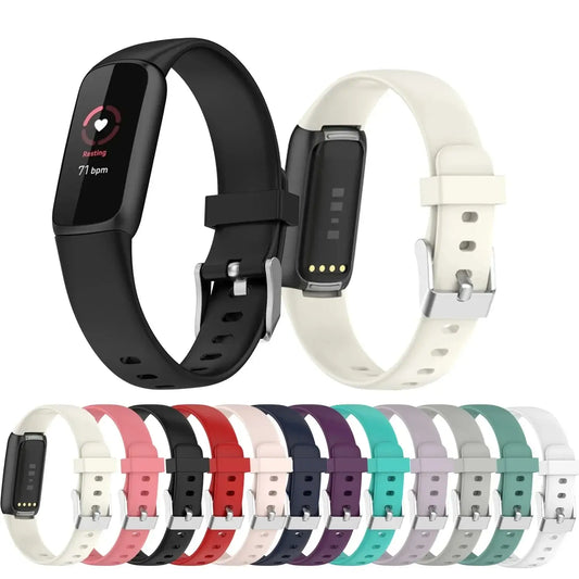 Fitbit Luxe Silicone Band - Soft Comfortable Flexible Strap