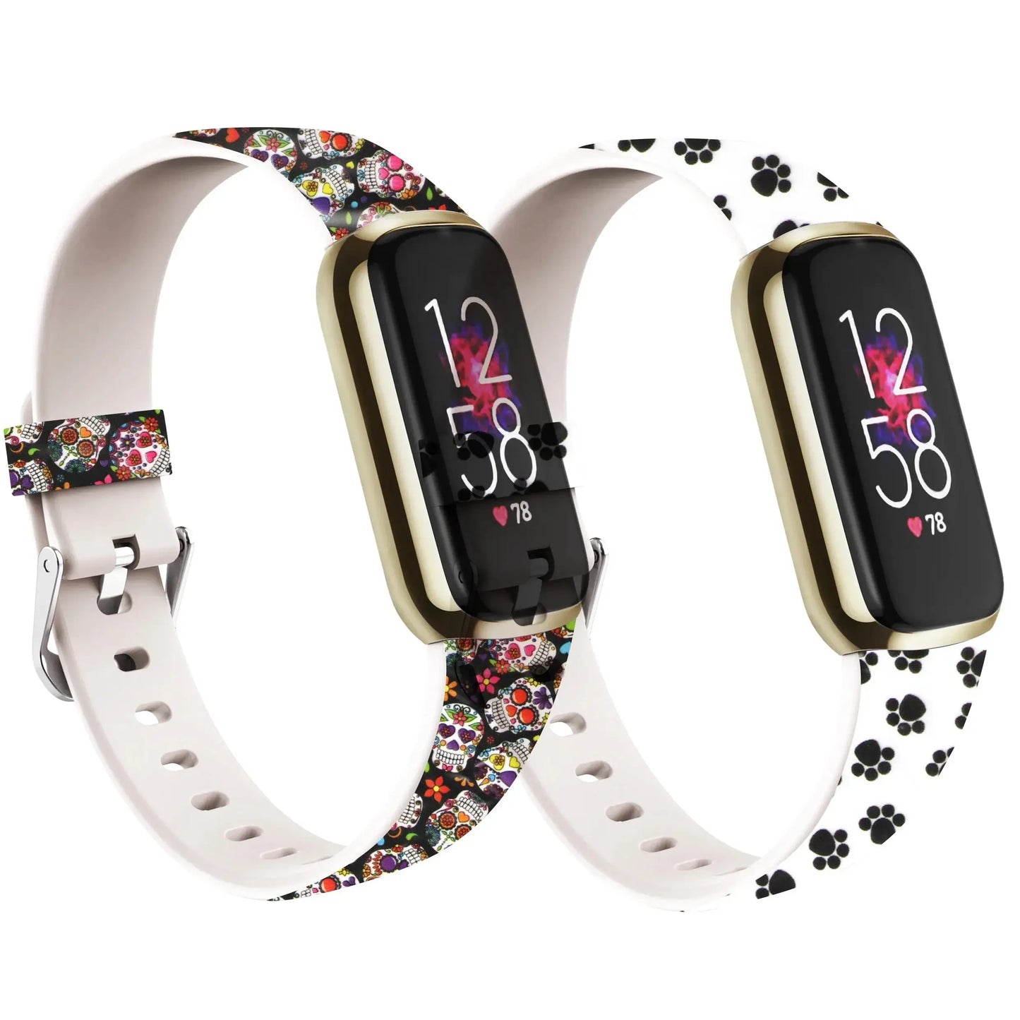 Fitbit Luxe Silicone Band - Stylish, Durable, Comfortable