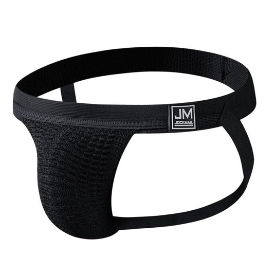 JOCKMAIL Underwear Men Jockstrap Black