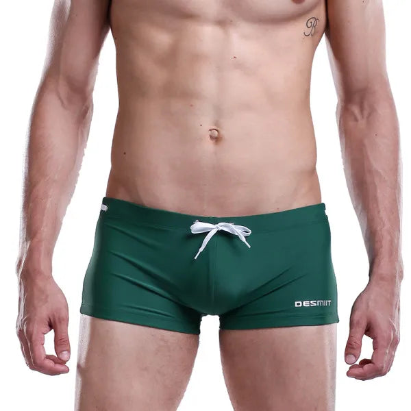Desmiit Solid Swim Trunks
