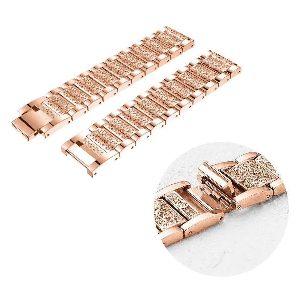 Samsung Galaxy Watch 7, 6, 5, 4 & FE Women's Rhinestone Link Bracelet