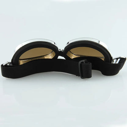 Motorcycle Goggles Vintage Windproof UV Protection for Harley