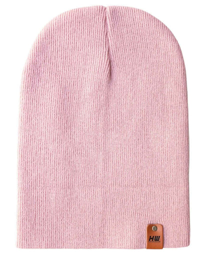 HAAKWEAR Pearl Pink Beanie - Knit Cuffed Classic Hat Made in USA