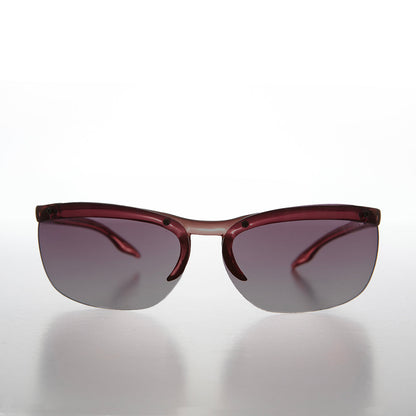 Y2K Curved Rimless Vintage Sunglasses - Hadley