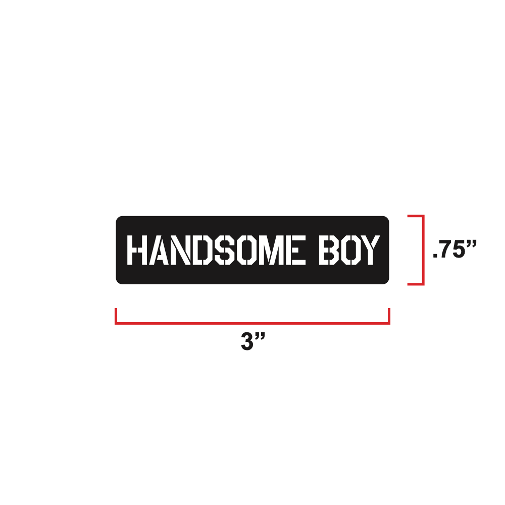 Mini Handsome Boy Morale Patch