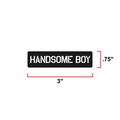 Mini Handsome Boy Morale Patch