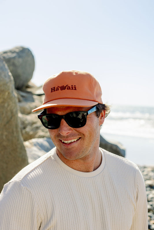 Hawaii Poly Cap - Tangerine