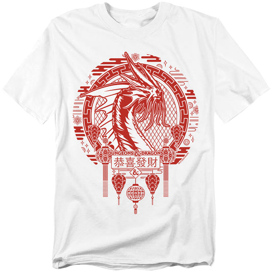 Dungeons And Dragons Year Of The Dragon Beast In The Clouds Mens T Shirt White Officially Licensed