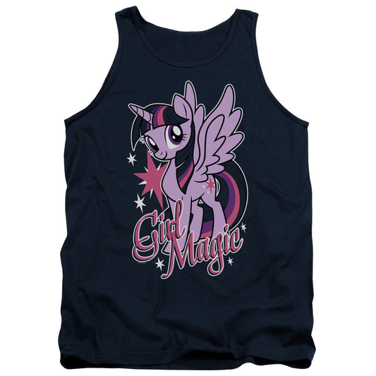 My Little Pony Tv Girl Magic Mens Tank Top Shirt Navy Blue Officially Licensed