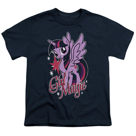 My Little Pony Tv Girl Magic Kids Youth T Shirt Navy Blue Officially Licensed