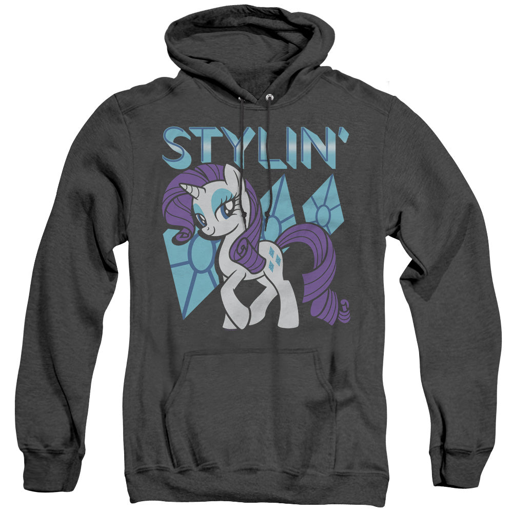 My Little Pony Tv Stylin Heather Mens Hoodie Black Officially Licensed