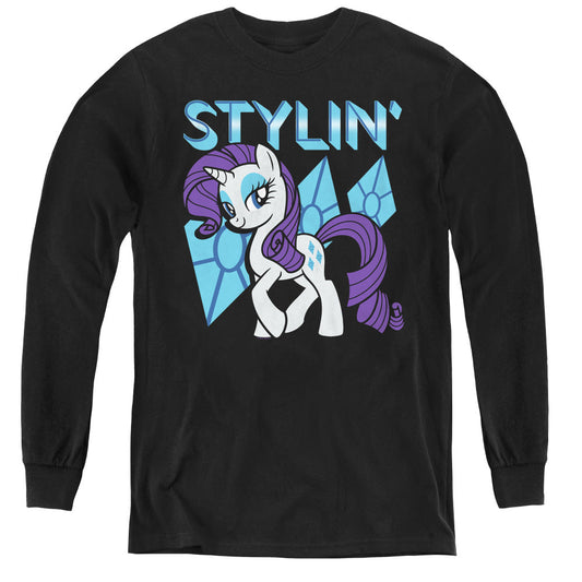 My Little Pony Tv Stylin Long Sleeve Kids Youth T Shirt Black Officially Licensed