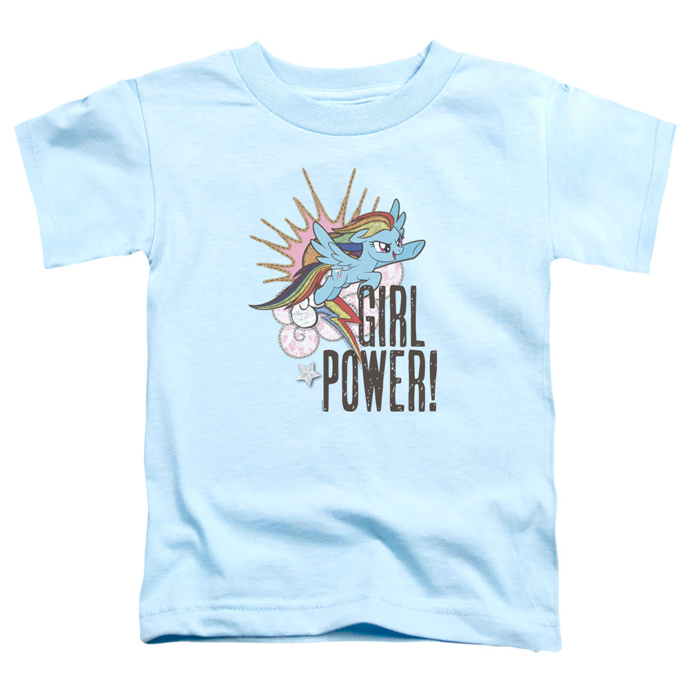 My Little Pony Tv Girl Power Toddler Kids Youth T Shirt Light Blue Officially Licensed