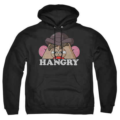 Mr Potato Head Hangry Mens Hoodie Black Officially Licensed