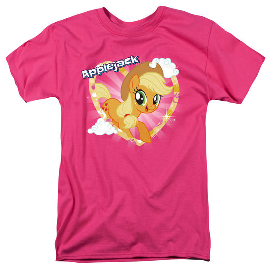 My Little Pony Tv Applejack Mens T Shirt Hot Pink Officially Licensed