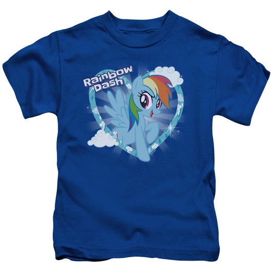 My Little Pony Tv Rainbow Dash Juvenile Kids Youth T Shirt Royal Blue Officially Licensed