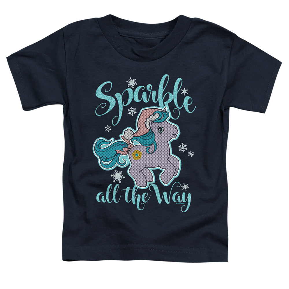 My Little Pony Retro Sparkle All the Way 2 Toddler Kids Youth T Shirt Navy Blue Officially Licensed