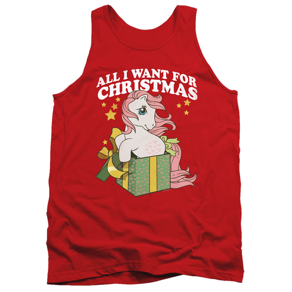 My Little Pony Retro All I Want Mens Tank Top Shirt Red Officially Licensed