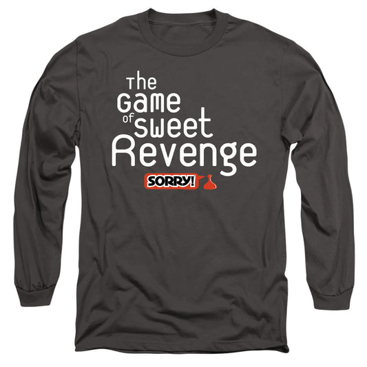 Sorry Sweet Revenge Mens Long Sleeve Shirt Charcoal Officially Licensed